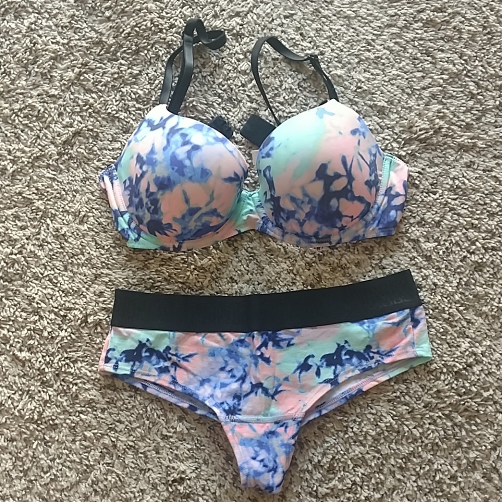 PINK bra and panties